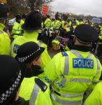 Green Party Leader Natalie Bennett Visits Barton Moss